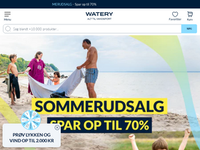 'watery.dk' screenshot