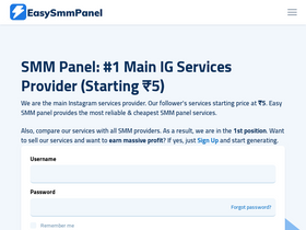 'easysmmpanel.com' screenshot