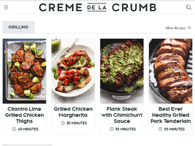 'lecremedelacrumb.com' screenshot