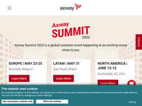 'axway.com' screenshot