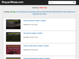 'shayarimaza.com' screenshot
