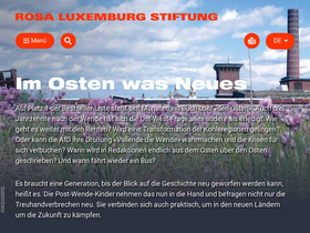 'rosalux.de' screenshot