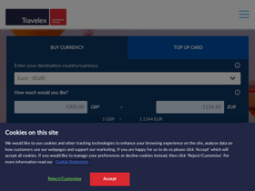 'travelex.co.uk' screenshot