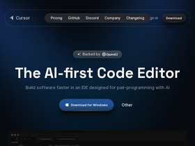 Cursor - Cursor-AI代码编辑器，快速进行编程和软件开发