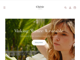 cheriejewelleryuk.com homepage screenshot