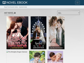 'novelebook.net' screenshot