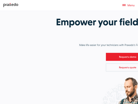 'praxedo.com' screenshot