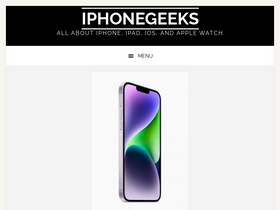 'iphonegeeks.com' screenshot