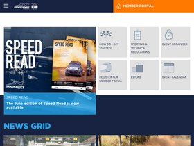 'motorsport.org.au' screenshot