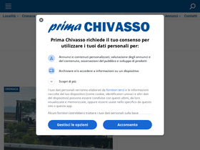 'primachivasso.it' screenshot