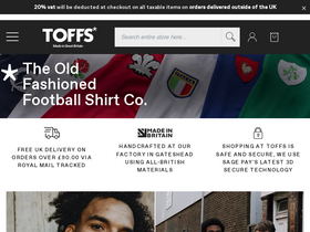'toffs.com' screenshot