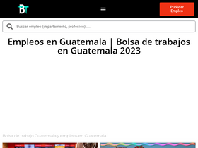 'bolsadetrabajoss.com' screenshot