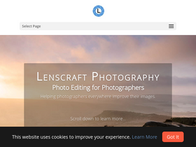 'lenscraft.co.uk' screenshot