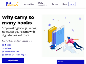 'goseeko.com' screenshot