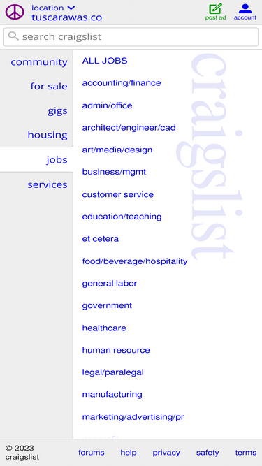 Tuscarawas Craigslist Org Analytics Market Share Stats Traffic