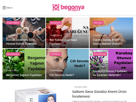 'begonya.com' screenshot