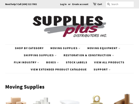 suppliesplus.ca homepage screenshot