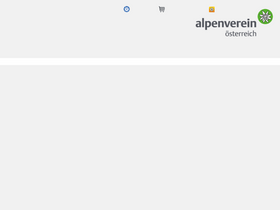 'alpenverein.at' screenshot