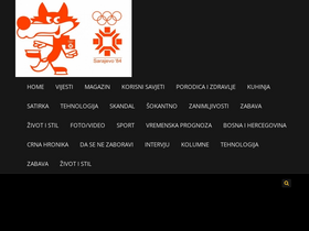 'sarajevograd.org' screenshot