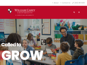 'wmcarey.edu' screenshot