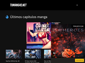 'tumangas.net' screenshot