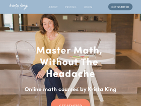 'kristakingmath.com' screenshot