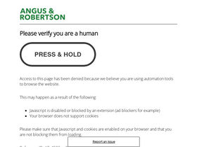 'angusrobertson.com.au' screenshot