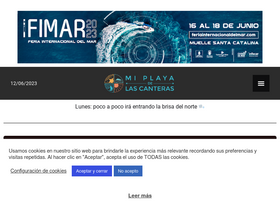 'miplayadelascanteras.com' screenshot
