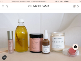 'ohmycream.com' screenshot