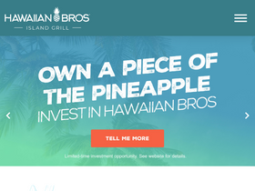 'hawaiianbros.com' screenshot