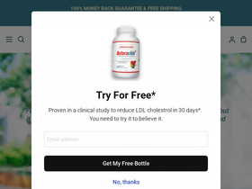 naturachol.com homepage screenshot