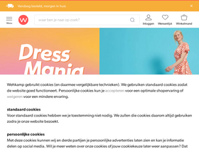 'wehkamp.nl' screenshot