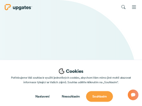 'upgates.cz' screenshot