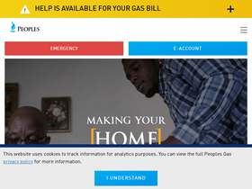 'peoples-gas.com' screenshot