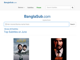 'banglasub.com' screenshot