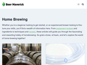 'beermaverick.com' screenshot