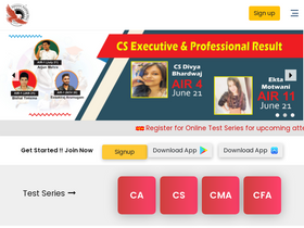 'gmtestseries.com' screenshot