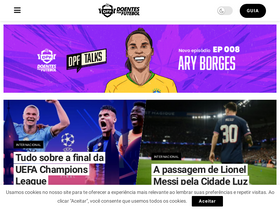 'doentesporfutebol.com.br' screenshot