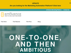 'emfluence.com' screenshot