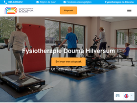 'fysiodouma.nl' screenshot