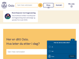 'oslo.kommune.no' screenshot