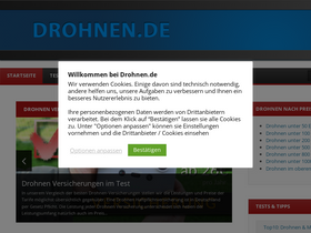 'drohnen.de' screenshot