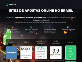 'mapostas.net' screenshot