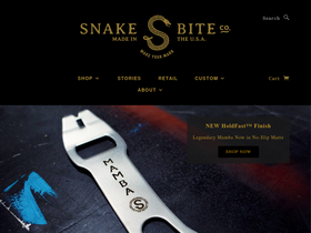 snakebiteco.com homepage screenshot