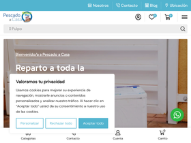 'pescadoacasa.com' screenshot