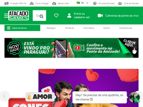'atacadogames.com' screenshot