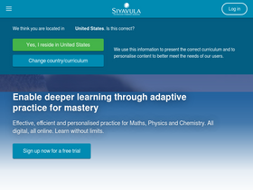 'siyavula.com' screenshot