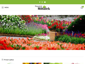 'rasadnikmihalek.com' screenshot