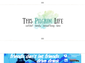 'thispilgrimlife.com' screenshot