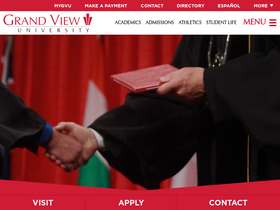 'grandview.edu' screenshot